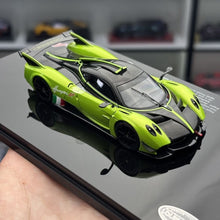 Load image into Gallery viewer, LCD 1:43 Green Huayra R Sports Open Model Diecast Metal Car Box New Collection