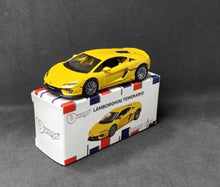 Load image into Gallery viewer, Bburago 1:64 Yellow Temerario Sports Open Model Diecast Metal Car Box New Collection
