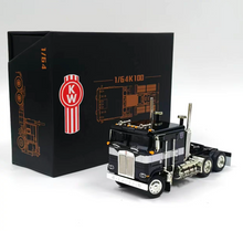 Load image into Gallery viewer, MJ 1:64 Black K100 Tractor Unit Truck Model Diecast Metal Car Box New Collection