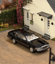Load image into Gallery viewer, MK 1:64 1990 Signature Black Town Classic Sedan Model Diecast Metal Car New Collection