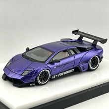 Load image into Gallery viewer, 404error 1:64 Purple Murcielago LP670 Black Spoiler Model Diecast Resin Car