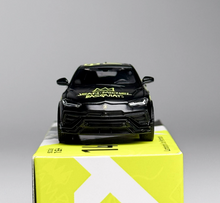 Load image into Gallery viewer, TH 1:64 Black Graffiti URUS SUV Sports Model Diecast Metal Car Box New Collection