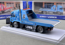 Load image into Gallery viewer, SW 1:64 Blue Kamaz Flatbed Tow Trailer Truck #5 Model Diecast Metal Car New Collection