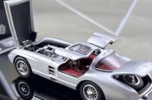 Load image into Gallery viewer, YS 1:64 Silver 300SLR Red Interior Sports Open Model Diecast Metal Car New Collection