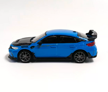Load image into Gallery viewer, HJ64 1:64 2025 Blue Carbon Civic FL5 Sports Model Diecast Metal Car Box New Collection