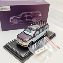 Load image into Gallery viewer, WTX 1:64 APA Purple Blue Navigator SUV Sports Model Diecast Metal Car Box New Collection