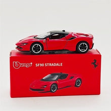 Load image into Gallery viewer, Bburago 1:64 Red SF90 Stradale Sports Open Model Diecast Metal Car Box New Collection