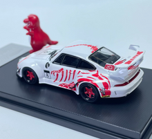 Load image into Gallery viewer, MC 1:64 White Dinosaur RWB 993 Figure Sports Model Diecast Metal Car Box New Collection