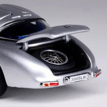 Load image into Gallery viewer, YS 1:64 Silver 300SLR Blue Interior Sports Open Model Diecast Metal Car New Collection