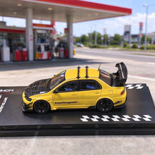Load image into Gallery viewer, IHCM 1:64 Yellow Carbon Lancer EVO IX 9 GSR Sport Model Diecast Metal Car New Collection