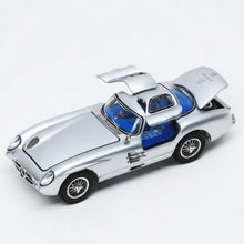 Load image into Gallery viewer, YS 1:64 Silver 300SLR Blue Interior Sports Open Model Diecast Metal Car New Collection