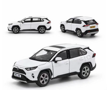 Load image into Gallery viewer, SG 1:64 White RAV4 XA50 City SUV Sports Open Model Diecast Metal Car Box New Collection