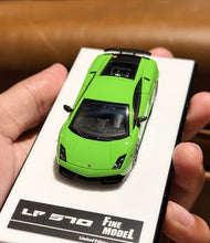 Load image into Gallery viewer, Fine 1:64 APA Green Gallardo LP570 Sports Open Model Diecast Metal Car Box New Collection