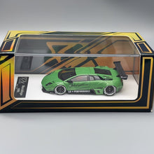 Load image into Gallery viewer, 404error 1:64 Green Murcielago LP670 Black Spoiler Model Diecast Resin Car New Collection