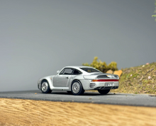 Load image into Gallery viewer, Tarmac 1:64 Silver 959 Classic Sports Model Diecast Metal Car Box New Collection
