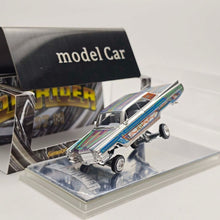 Load image into Gallery viewer, 97m 1:64 Silver 1964 Deville Coupe Lowrider Sports Model Diecast Metal Car New Collection