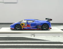 Load image into Gallery viewer, AM 1:64 Blue #1 CCGT Racing Sports Model Diecast Metal Car Box New Collection