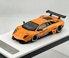 Load image into Gallery viewer, 404error 1:64 Orange Murcielago LP670 Black Spoiler Model Diecast Resin Car
