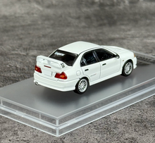 Load image into Gallery viewer, ATS 1:64 APA JDM White Lancer EVO IV 4 Sports Open Model Diecast Metal Car New Collection