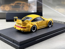 Load image into Gallery viewer, Star 1:64 Yellow RWB 964 GT Widebody Sports Model Diecast Metal Car Box New Collection