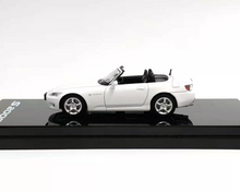 Load image into Gallery viewer, HJ64 1:64 JDM White S2000 AP1 Sports Model Diecast Metal Car Box New Collection