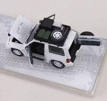 Load image into Gallery viewer, IHCM 1:64 White Pajero EVO V55 ORV SUV Open Model Diecast Metal Car Box New Collection