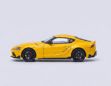 Load image into Gallery viewer, ATS 1:64 JDM Yellow GR Supra A90 Sports Model Diecast Metal Car Box New Collection