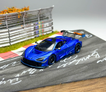 Load image into Gallery viewer, CM 1:64 Aurora Blue 720S GT3X Racing Sports Model Diecast Metal Car New Collection
