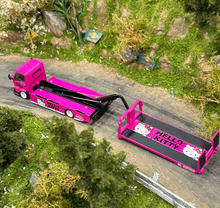 Load image into Gallery viewer, CC 1:64 Pink Hino H300 Custom Tow Flatbed Truck Model Diecast Metal Car New Collection