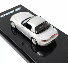Load image into Gallery viewer, HJ64 1:64 JDM Silver S2000 AP1 Sports Model Diecast Metal Car Box New Collection