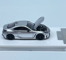 Load image into Gallery viewer, ATS 1:64 JDM Silver BRZ Coupe Sports Open Model Diecast Metal Car Box New Collection