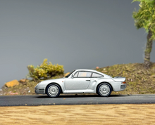 Load image into Gallery viewer, Tarmac 1:64 Silver 959 Classic Sports Model Diecast Metal Car Box New Collection