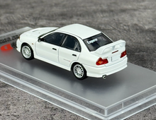 Load image into Gallery viewer, ATS 1:64 APA JDM White Lancer EVO IV 4 Sports Open Model Diecast Metal Car New Collection