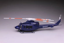 Load image into Gallery viewer, 596 1:64 APA Blue 412 Helicopter LAPD Police Model Diecast Metal Car New Collection