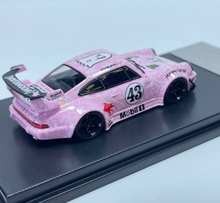 Load image into Gallery viewer, MC 1:64 Pink RWB 911 964 GT Widebody #43 Sport Model Diecast Metal Car Box New Collection
