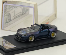 Load image into Gallery viewer, RM 1:64 Purple S2000 Widebody Sports Model Diecast Metal Car Box New Collection