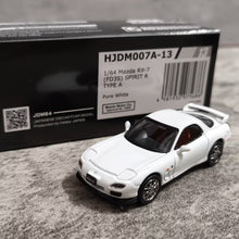 Load image into Gallery viewer, JDM64 1:64 White RX7 FD3s R Sports Model Diecast Metal Car Box New Collection
