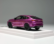 Load image into Gallery viewer, Bmer 1:64 Purple X6M SUV Sports Model Diecast Metal Car Box New Collection