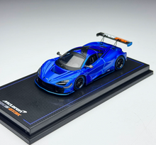 Load image into Gallery viewer, CM 1:64 Aurora Blue 720S GT3X Racing Sports Model Diecast Metal Car New Collection