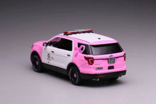 Load image into Gallery viewer, 596 1:64 Pink Explorer Police Cancer Awareness Model Diecast Metal Car Set New Collection