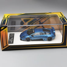 Load image into Gallery viewer, 404error 1:64 Blue Murcielago LP670 Widebody Sports Model Diecast Resin Car