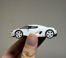 Load image into Gallery viewer, LCD 1:64 White CC850 Sports Model Diecast Metal Car Box New Collection