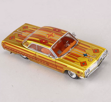 Load image into Gallery viewer, 97m 1:64 APA Gold Blossom Impala Low Rider Sports Model Diecast Metal Car New Collection