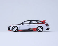 Load image into Gallery viewer, ATS 1:64 White RS6 Advant GT Wagon Touring Sports Model Diecast Metal Car New Collection