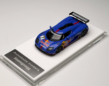 Load image into Gallery viewer, AM 1:64 Blue #1 CCGT Racing Sports Model Diecast Metal Car Box New Collection
