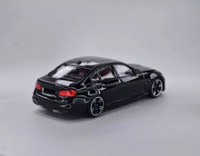 Load image into Gallery viewer, DAP 1:64 Black M3 F80 Sedan Sports Model Diecast Metal Car Box New Collection