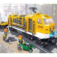 Load image into Gallery viewer, 431PCS MOC City Rail Transit Railway Maintenance Train Track Figure Model Educational Toy Building Block Brick Gift Kids Compatible Lego