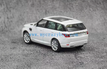 Load image into Gallery viewer, WHELART 1:64 2018 White Range Rover Sports SUV Model Diecast Metal Car New Collection