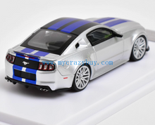 Load image into Gallery viewer, DCM 1:64 Silver 2014 Mustang GT Muscle Sports Model Diecast Metal Car New Collection