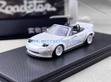 Load image into Gallery viewer, MT 1:64 White JDM Miata MX5 Rocket Bunny Sports Model Diecast Metal Car New Collection